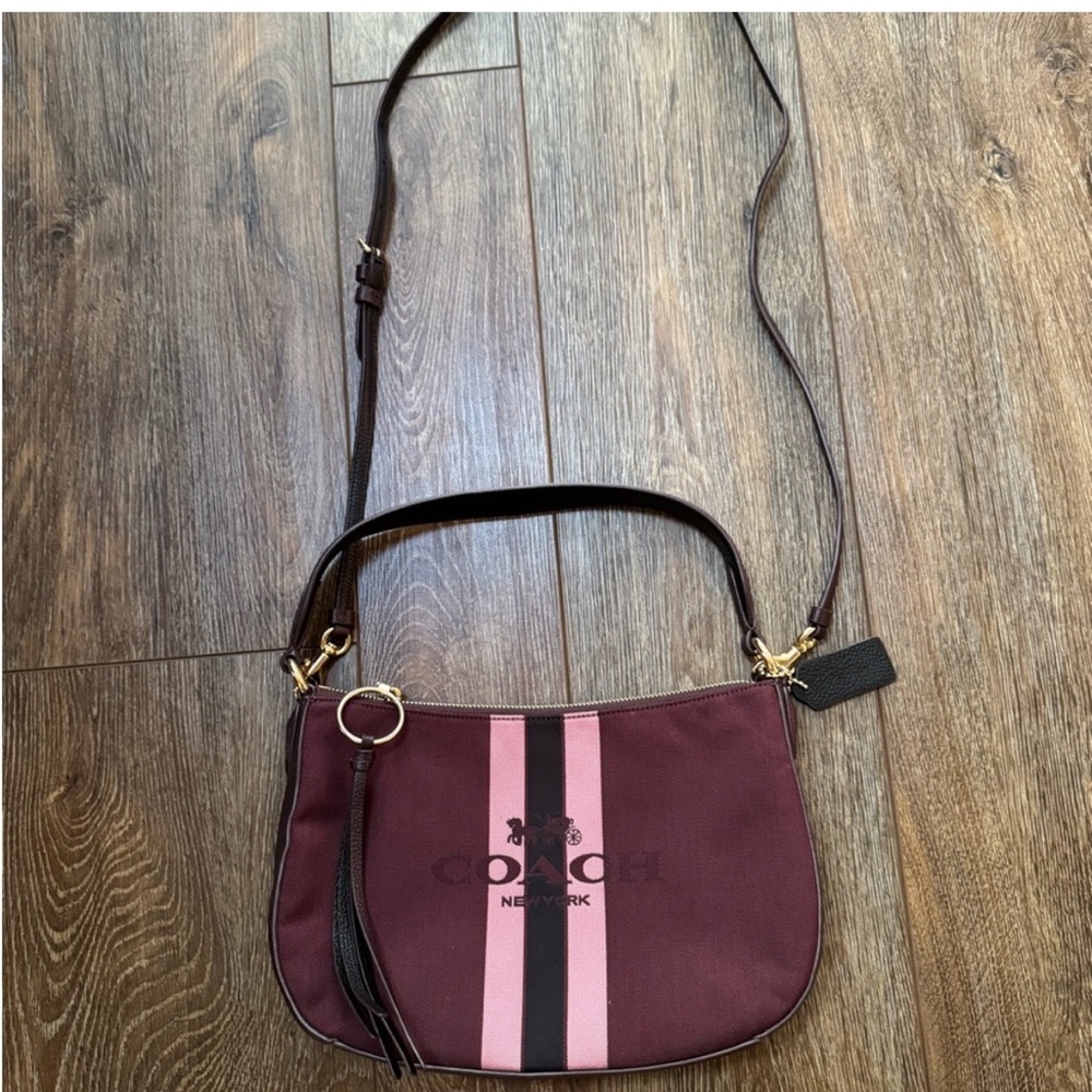 Coach Horse and Carriage Jacquard Sutton Crossbody